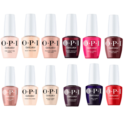 OPI Fall 2026 Collection Intelli-Gel Colors 12pcs (Free 1 Super Base & 1 Super Gloss Top Gel)