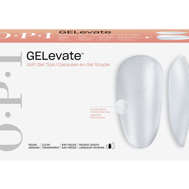 OPI GELevate Soft Gel Tip Box _ Round #FCT001