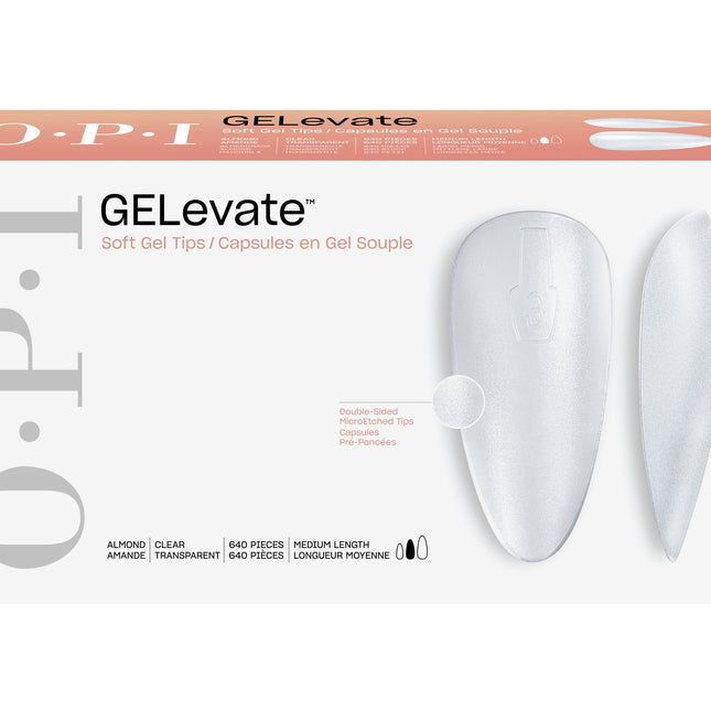 OPI GELevate Soft Gel Tip Box _ Almond #FCT004