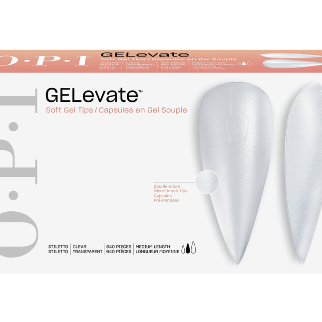 OPI GELevate Soft Gel Tip Box _ Stiletto #FCT005