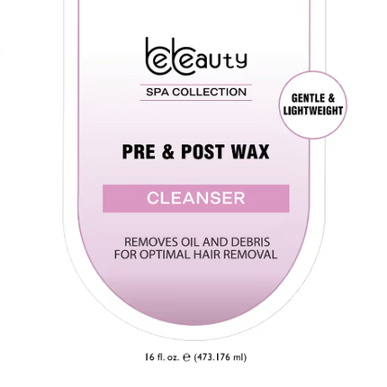 BeBeauty Pre-waxing Skin Preparation Wax Cleanser 16oz