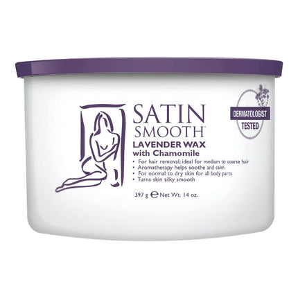 Satin Smooth Lavender & Chamomile Cream Soft Wax 14oz