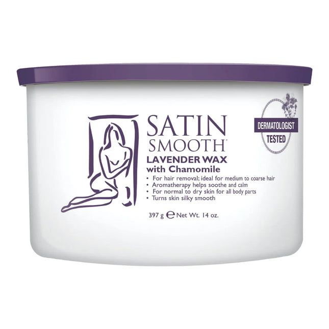 Satin Smooth Lavender & Chamomile Cream Soft Wax 14oz