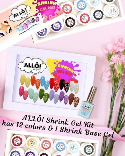 ALLÔ Shrink Gel Art Design - Available in 12 colors