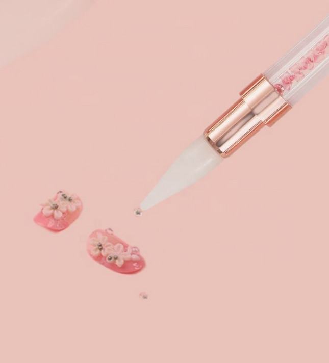 Nail Art Rhinestone Picker Dual Side Wax-Pointy