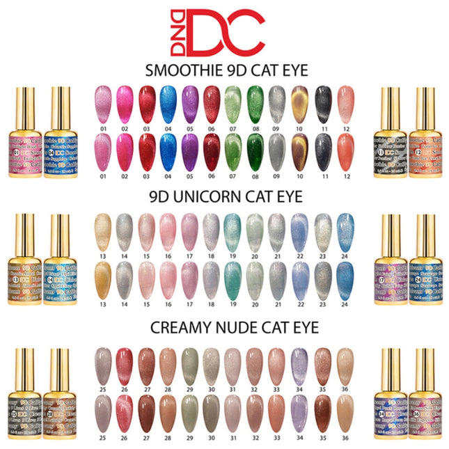 DND - DC 9D Cat Eye Full Set 36 Colors