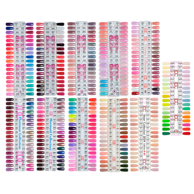 DND - DC Whole Collection Sample Charts (11 Sets)