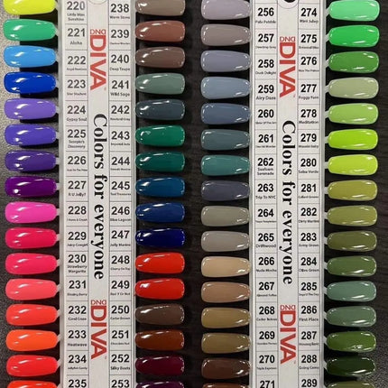 DND - DIVA Gel & Lacquer Duo Full Set 36 Colors (#255 - #290)