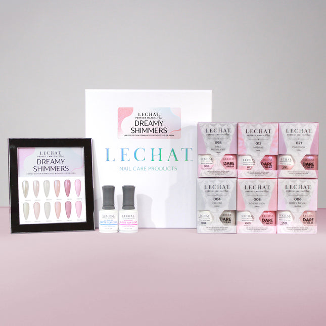 Perfect Match Plus Dreamy Shimmers Set (6 Shimmers Duos & FREE No Wipe Gloss + No Wipe Matte)