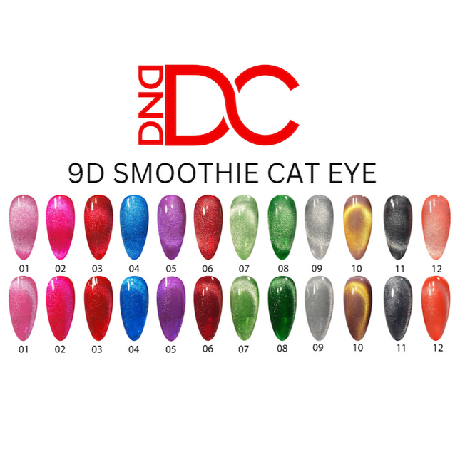DND - DC 9D Cat Eye Smoothie Full Set 12 Colors (#01 - #12)