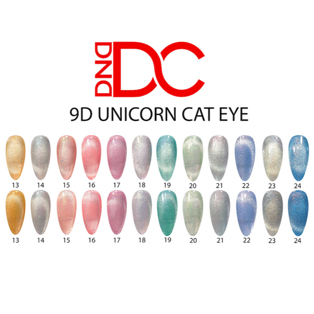 DND - DC 9D Cat Eye Unicorn Full Set 36 Colors (#13 - #24)